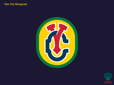 Ybor City Monogram design font logo monogram sports vector