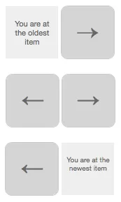 2011-101 Falcon previous/next arrow buttons arrow arrowkeys arrows button buttons falcon nav navigation newest next oldest prev previous