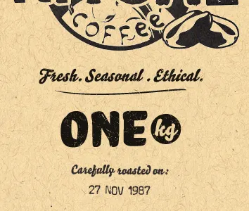 One KG coffee packaging