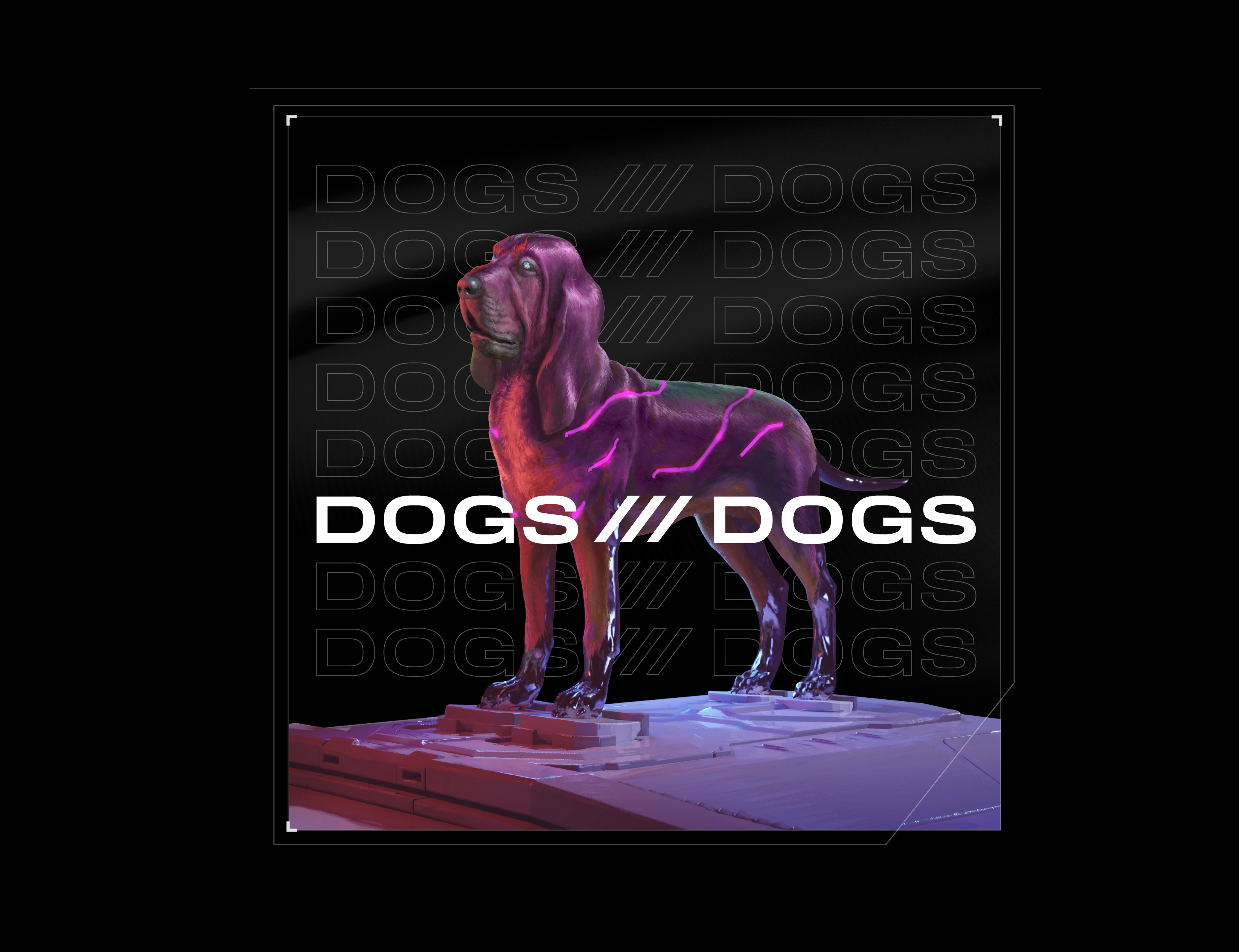 Rocket Dogs - Branding - Dog Tile art direction branding design gaming graphic design illustration logo rocket dogs ui visual identity