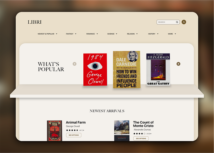 Libri Website UI/UX Design by Mathison Studios on Dribbble