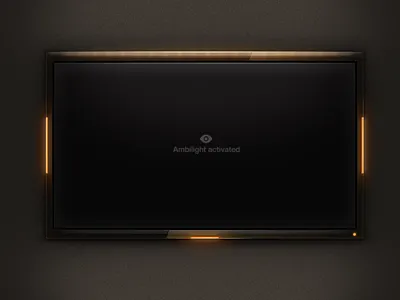 LED Ambilight TV ambilight dark led noise orange photoshop smart object tv