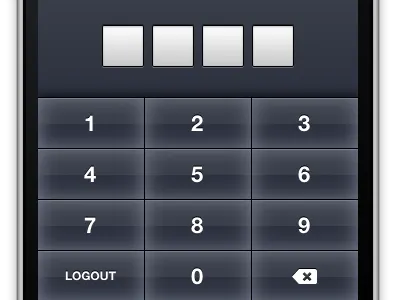 Passcode UI for Mobile Safari mobilesafari passcode