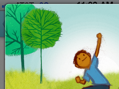 Modal Alert for Zaarly Success! illustration ios iphone modal zaarly