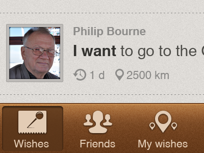 App WIP button cuberto iphone retina