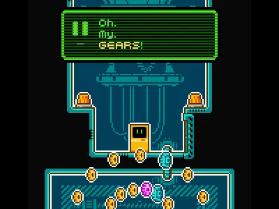 OMG 8bit ami dialog game gears ios the last rocket video
