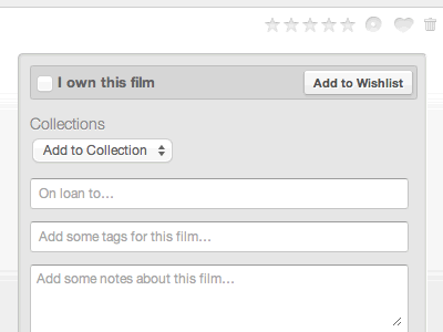 Film dialog states filums forms notvaporware ui