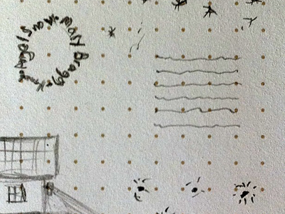 Porchlight Summer Tour Poster Sketch angel snow hannah miller mary bragg paper pencil porchlight summer tour poster sketch