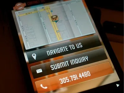 Contact Us Page: Mobile buttons contact iphone map mobile pancakes ui user interface web