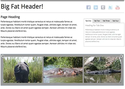 Demo Site for class grid