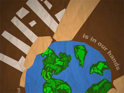 Earth Day illustration poster