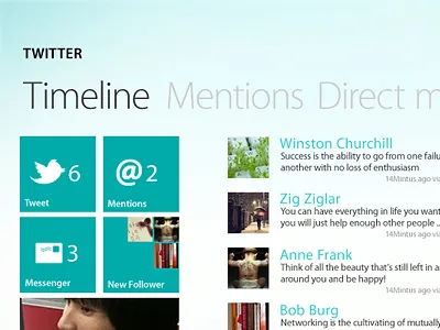 Twitter for Windows Phone 7 metro phone twitter windows