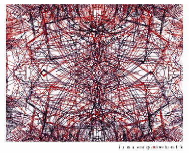 Irmavep & Whelk split EP artwork design