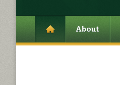 Look, yellow! adelle green home icon nav web yellow