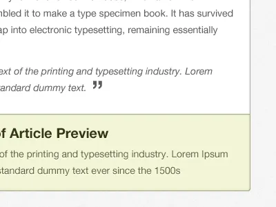 Type helvetica quote type ui web yellow