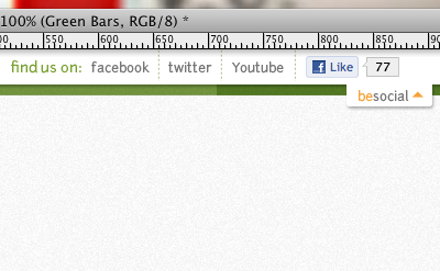 Social Slider navigation social