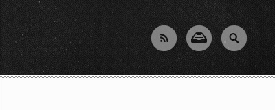 Animated Blog Header - 3rd iteration animation black glyphs header miekd search