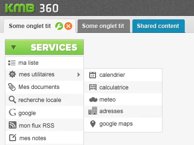 Kmb 360 button flash flex icons interface list ui