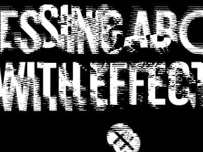 Glitch distress effect glitch type