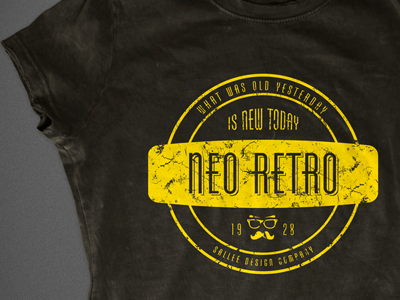 Neo Retro Shirt tshirt vector