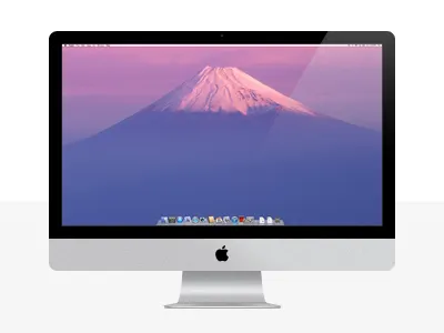 iMac.psd imac psd template vectors