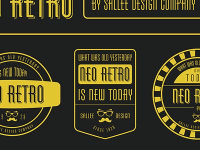 Neo Retro illustrator old retro vector vintage