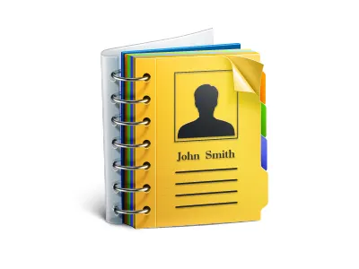 Address Book icon branding startup branding