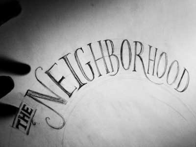 Lettering no.2 hand lettering sketch