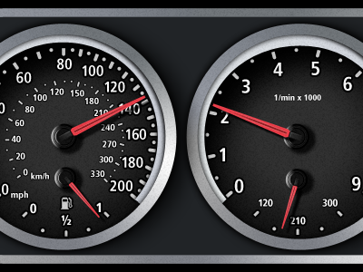 Gauges PSD Download bmw download frutiger gauges photo realistic psd