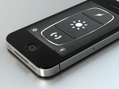 iPhone 4 render 3d black blue cinema4d gray green iphone light blue render