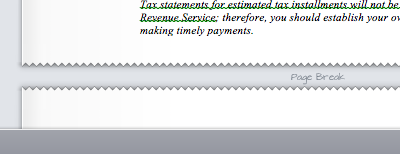Pagebreak editor pagebreak