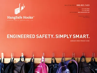 Product Guide catalog cover din logo photo print product guide red tan texture