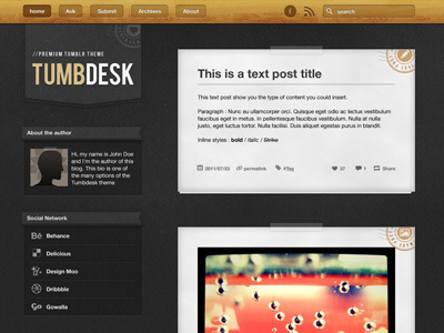 Tumbdesk bebas hevetica neue paper template texture tumblr tungsten web design wood