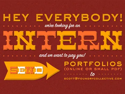 Intern Wanted! internship