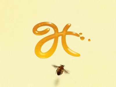 H bee h honey sweet yummy