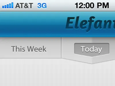 Elefant ios iphone mobile mobile design retina ui user interface