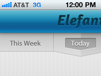 Elefant ios iphone mobile mobile design retina ui user interface