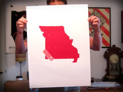 Joplin Aid Screen Print joplin poster screen print