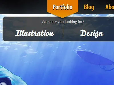 Website nav dropdown navigation website