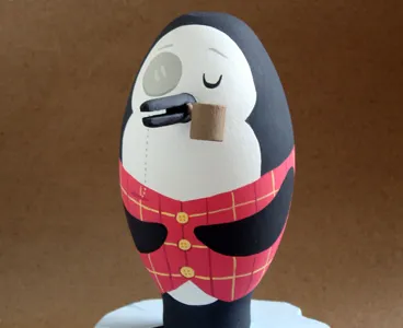 EricBarclay - Mr. Shackleton light bulb recycling sculpture