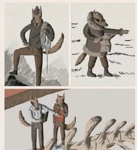 More page layout tests... adventure animal comic illustration picture book