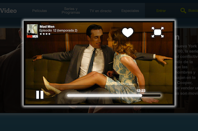 TV Series viewer movistar remote control touchscreen video viewer vod vostok