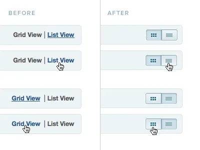 View switch freeagent switch ui