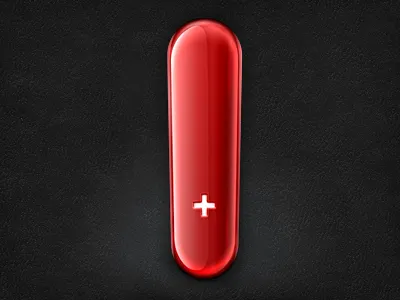 Swiss Army Knife black cross gloss knife leather red swiss swiss army knife