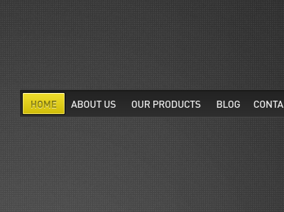 Navigation dark menu nav navigation web yellow