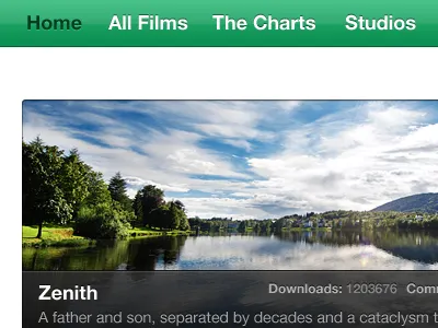 Rejected Design crisp green opacity transparency ui web