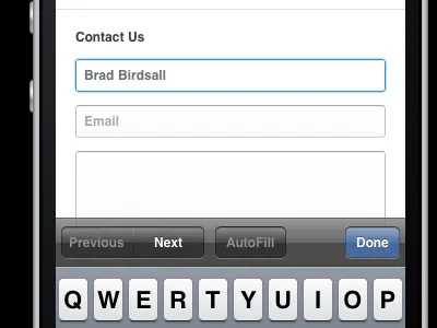 Its not a site without a contact form (not really) contact email input mobile mobile web name textarea