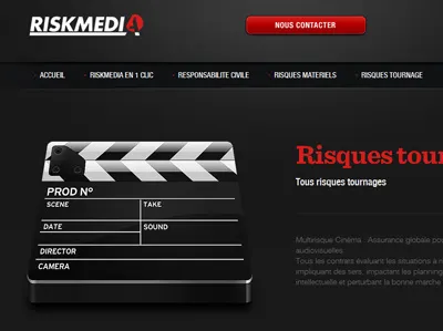 Riskmedia header big header icon insurance lighting riskmedia smooth typography