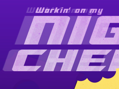 Night Cheese 30 rock cheese illustration liz lemon maggie tielker purple type