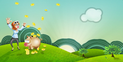 Header Design header illustration money